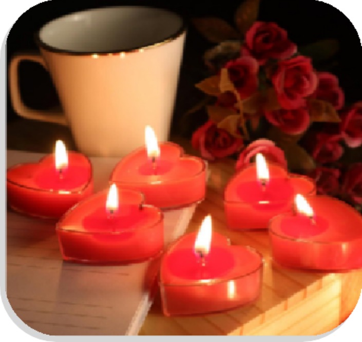 Heart Tealight Candle - Dev Tandoor Industries